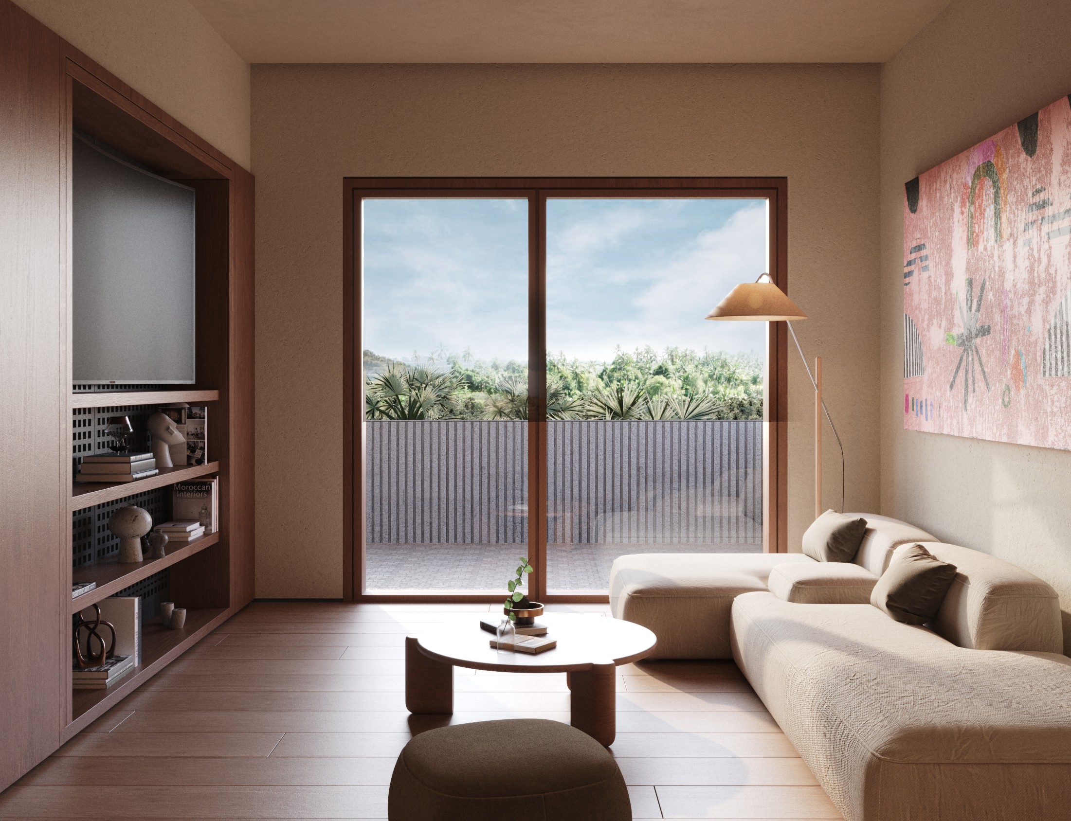 Penthouse open concept space