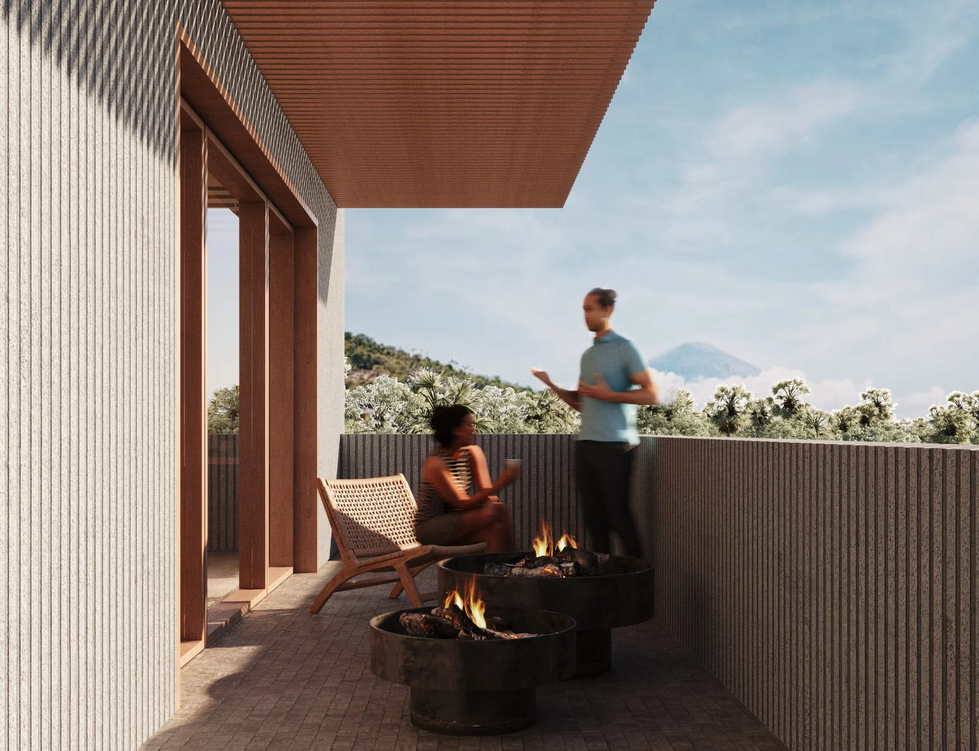 Penthouse ensuite perspective