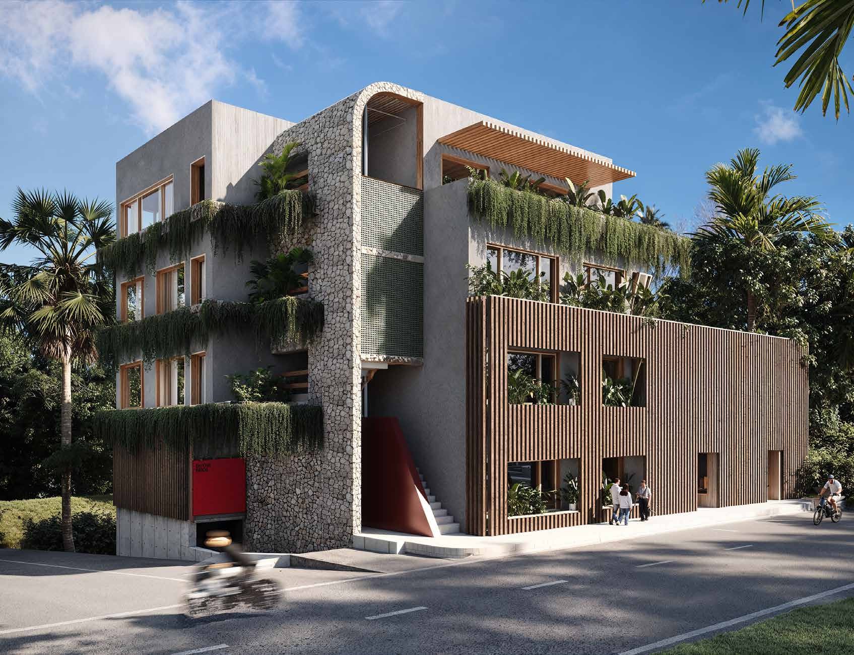 Dream Project Bali Penthouse lounge hall rendering