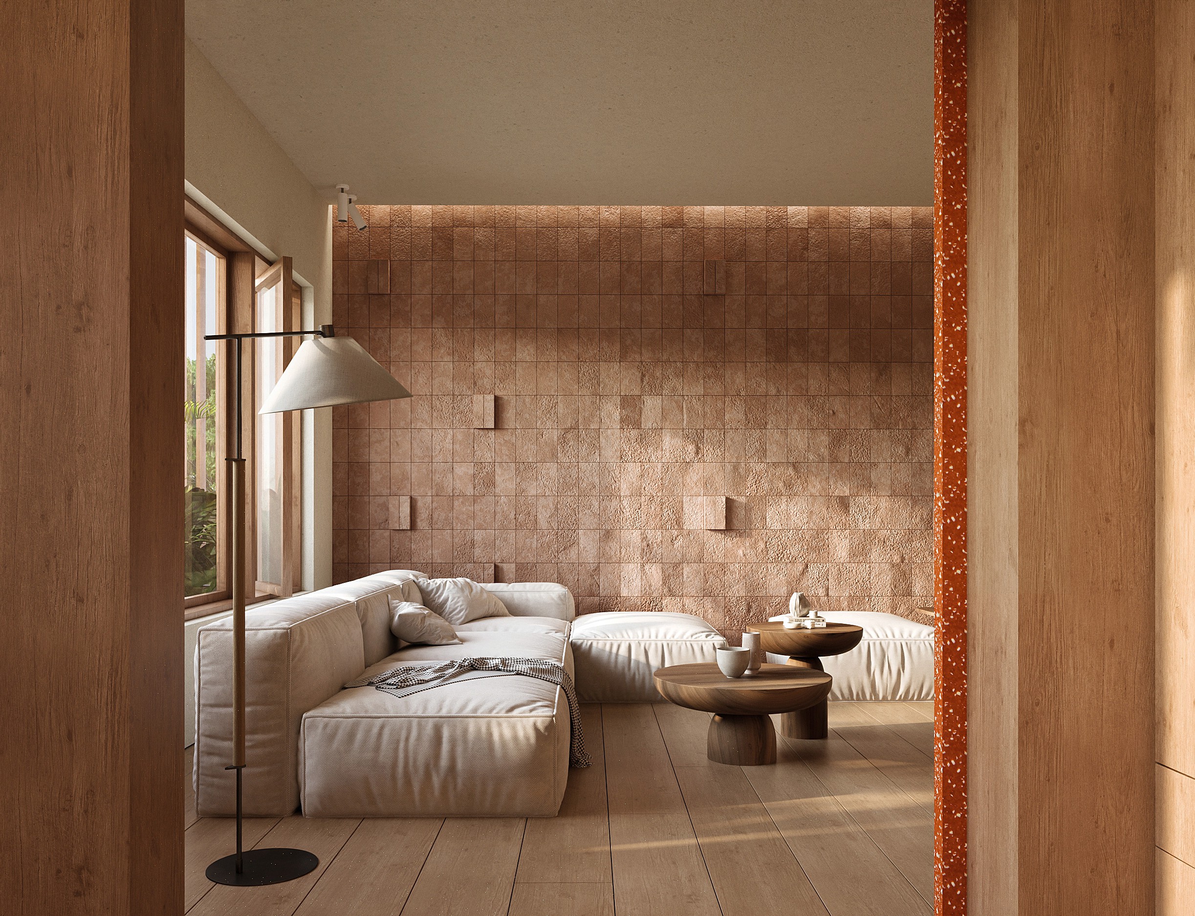 Moon Building exterior highlighted in the brochure.