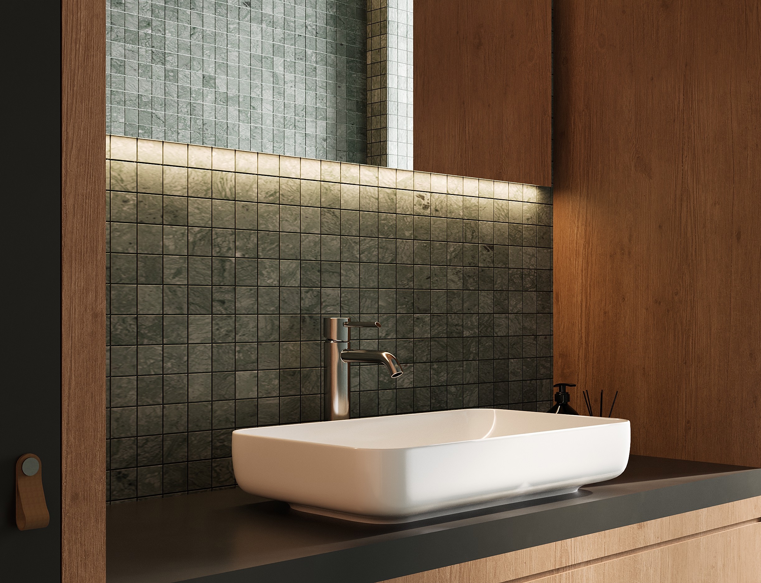 Moon Building exterior facade study.