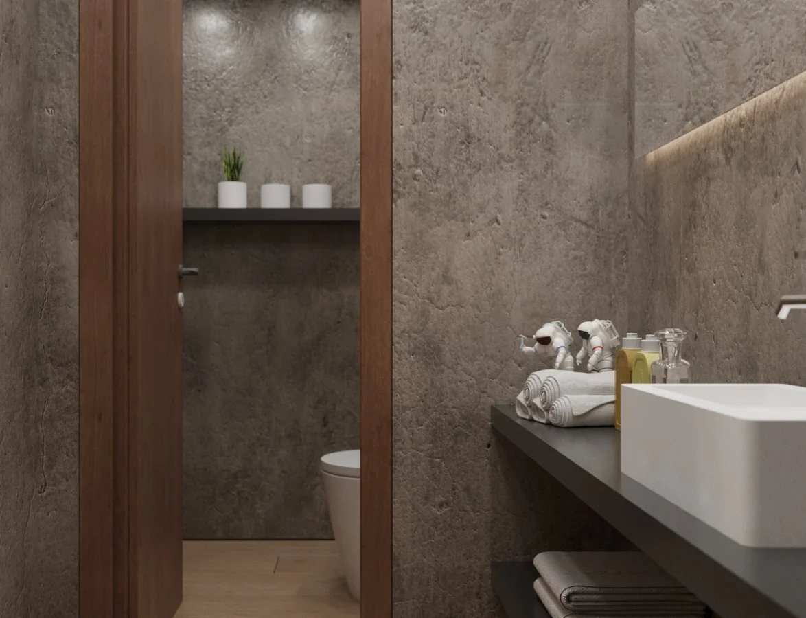 Moon Building exterior elevation from the Type E brochure.