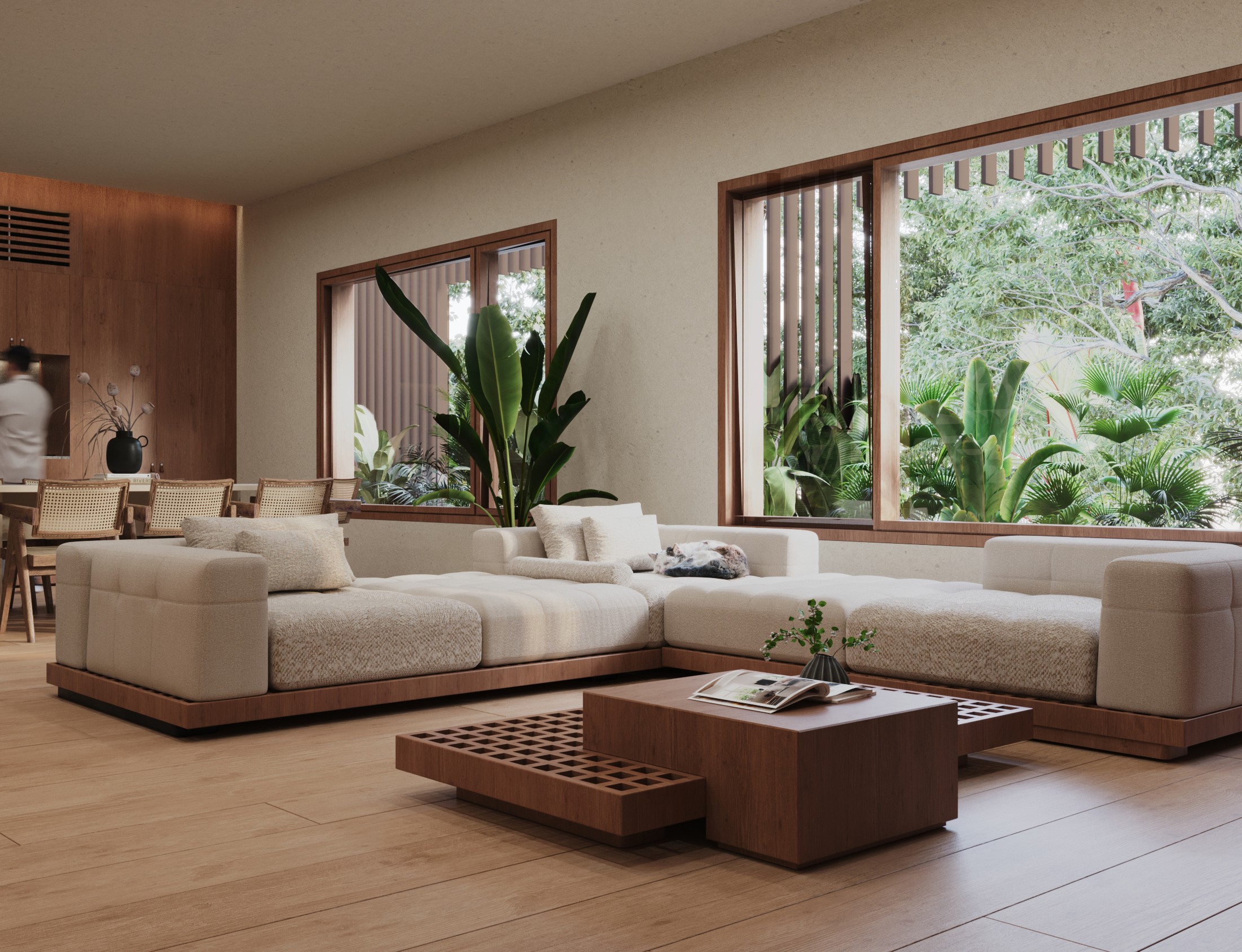 Dream Project Bali Type E Residence living room
